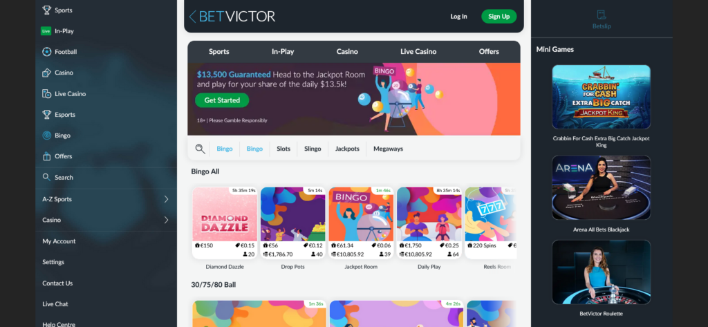 BetVictor casino live dealer games