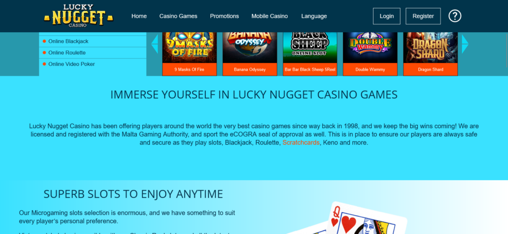 Lucky Nugget casino slots