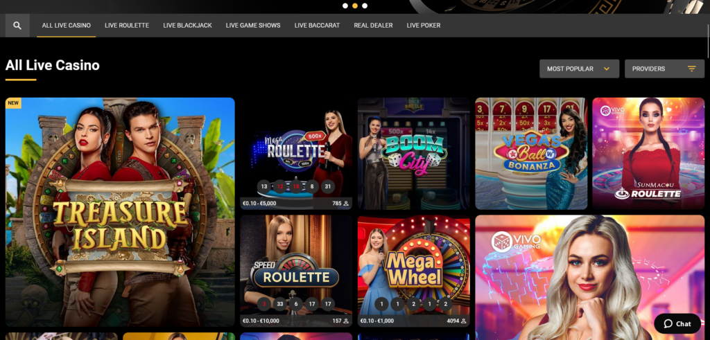 Olympusbet casino live games