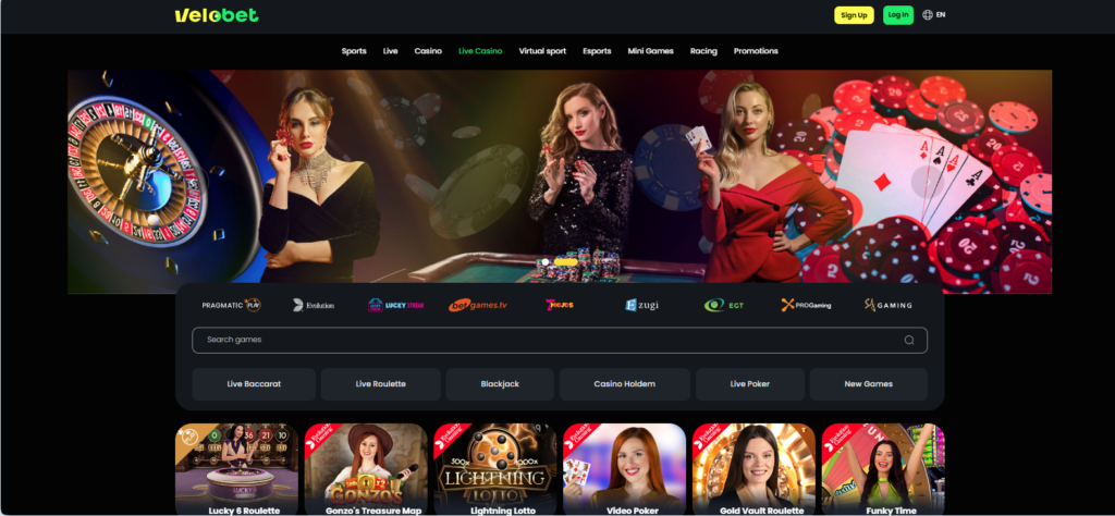 Velobet casino live dealer games