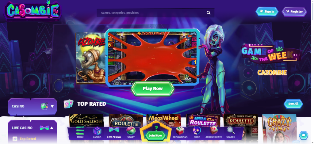 casombie casino website
