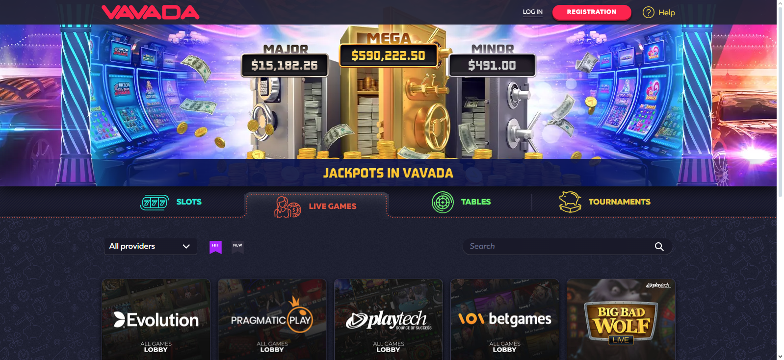 vavada casino live games