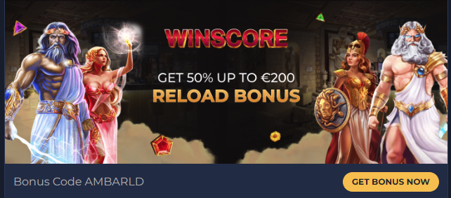 Winscore Casino reload bonus