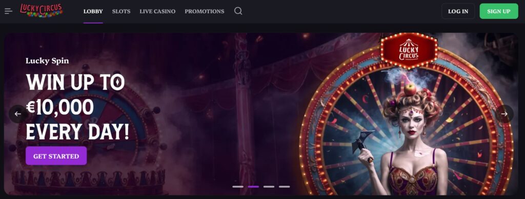 lucky circus casino mobile gaming