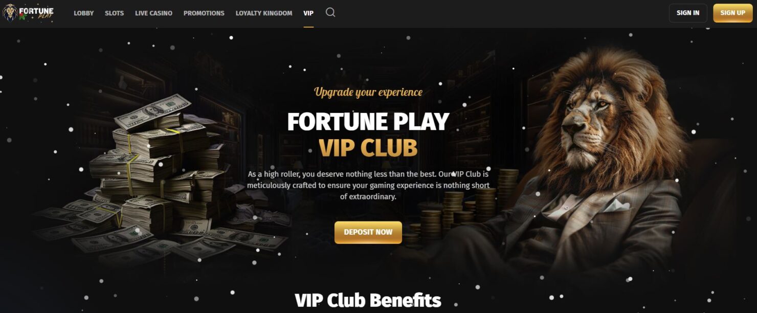 Fortuneplay casino vip program