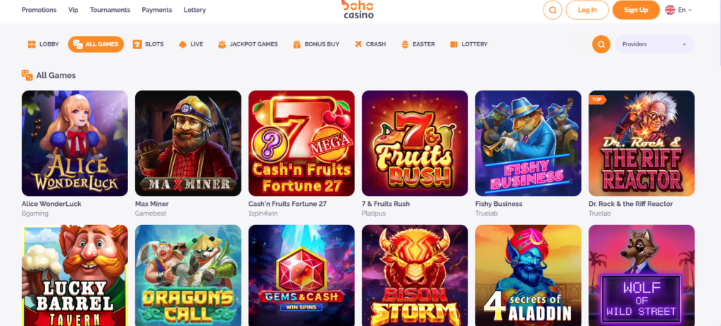 Boho casino slots