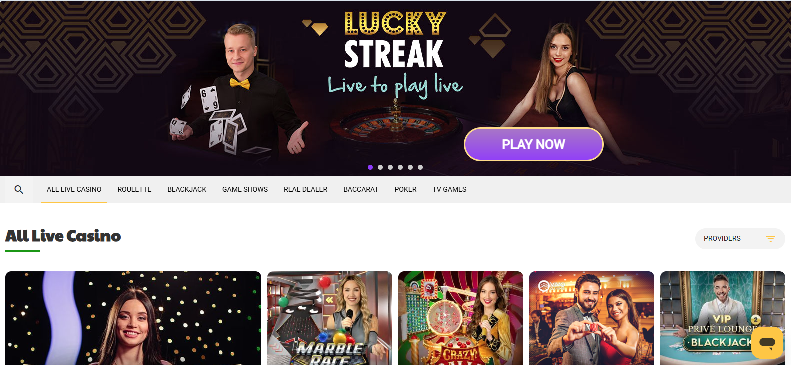 Wikiluck casino live games