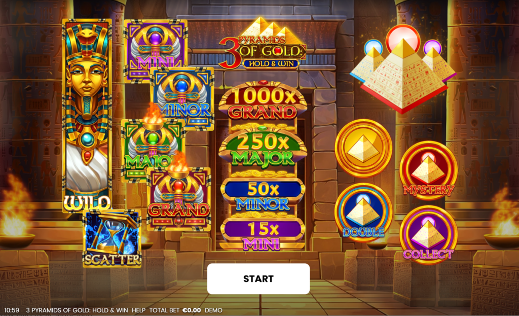 3 Pyramids of Gold
