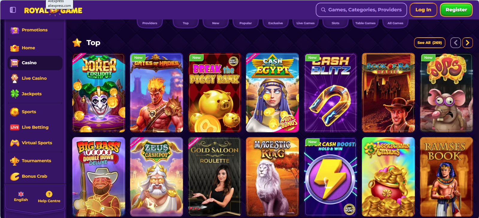 Royalgame casino online slots