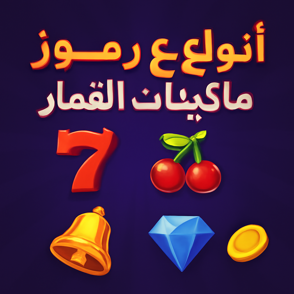 أنواع رموز ماكينات القمار
