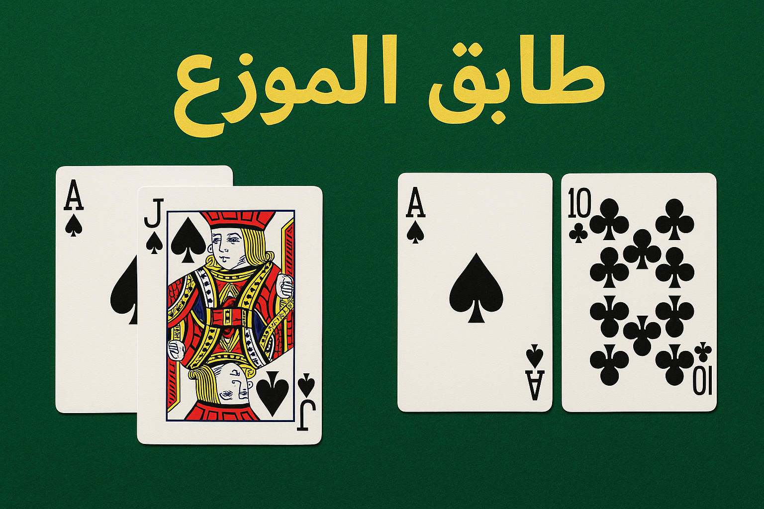 طابق الموزع في البلاك جاك