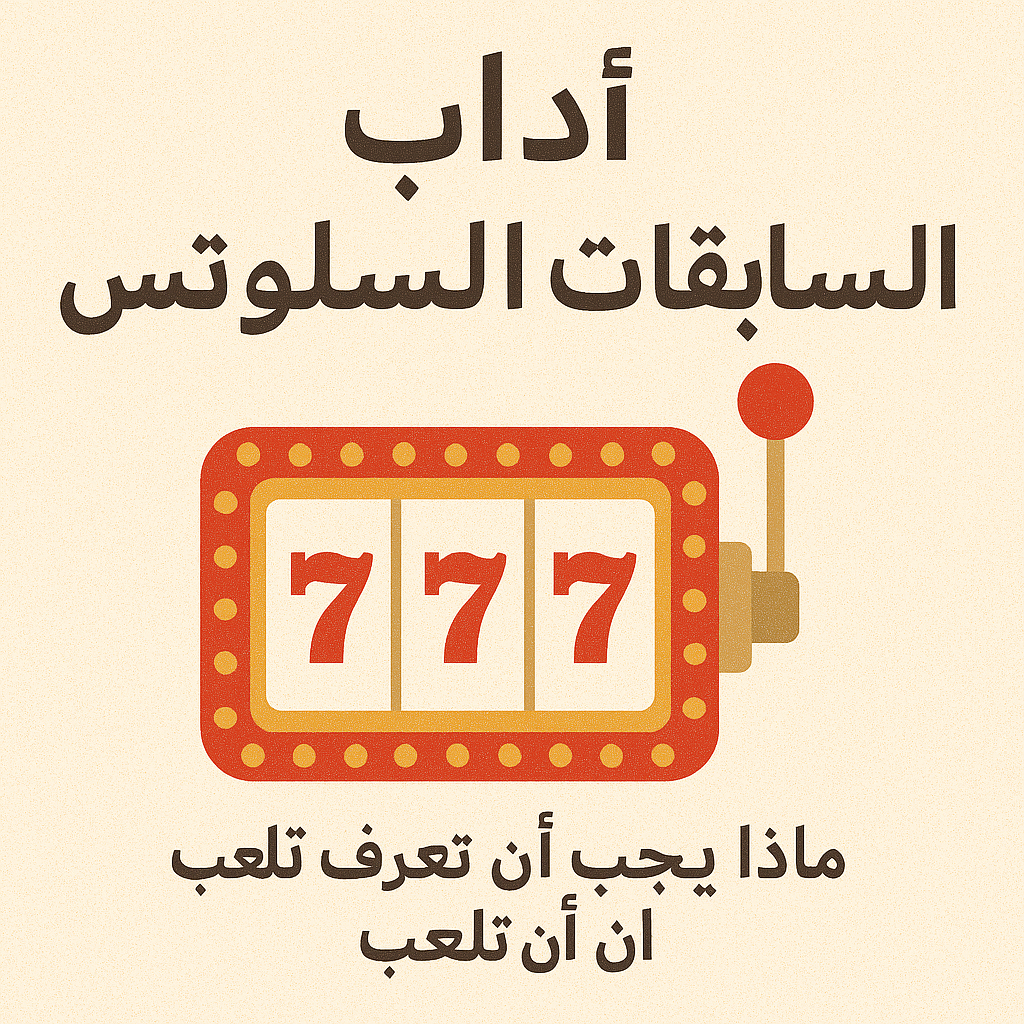 آداب بطولات ماكينات السلوت – ما يجب أن تعرفه قبل أن تلعب