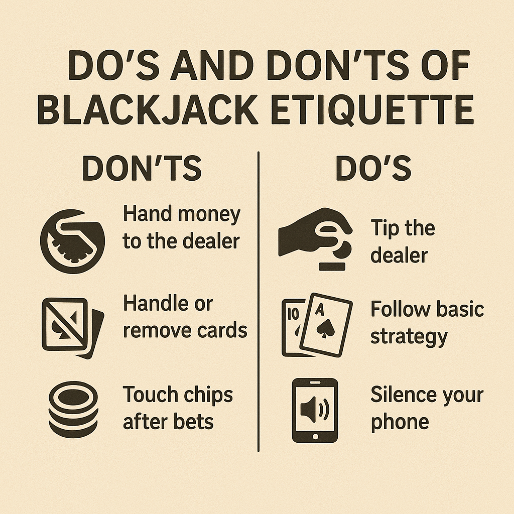 Do's and Don'ts of Blackjack Etiquette