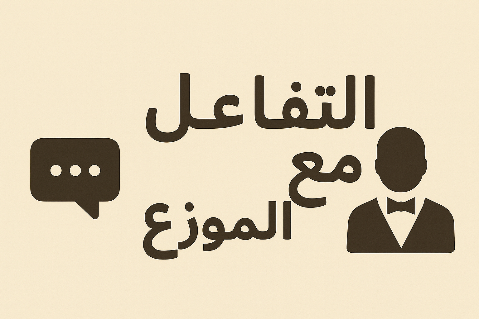 التفاعل مع الموزع