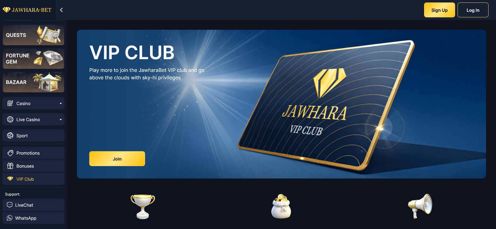 Jawhara casino vip program