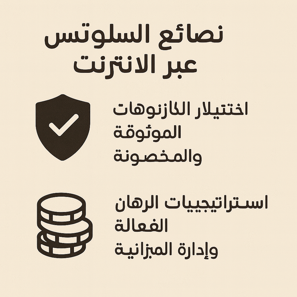 نصائح للعب السلوت أونلاين