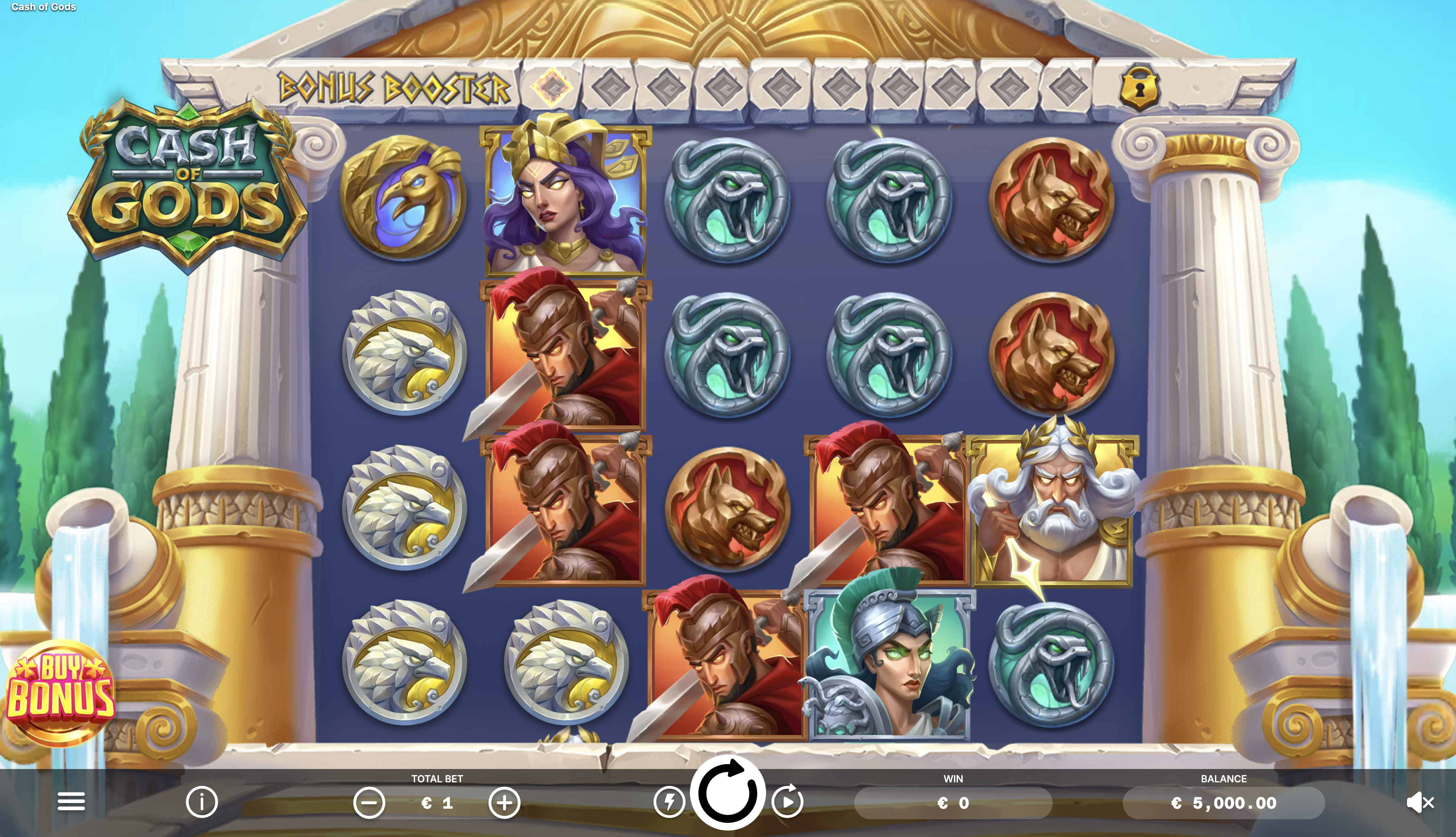 Cash of gods visual design